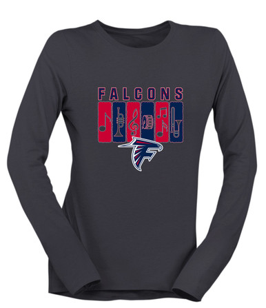 Forbush Falcons Band # 2 Women's Premium LS T-Shirt
