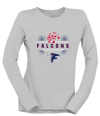 Forbush Falcons Band # 3 Women's LS T-Shirt