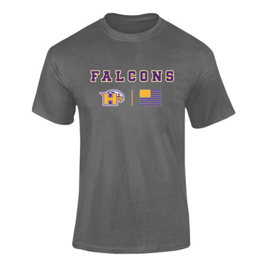 Hanford Falcons Team Colors Flag Men's SS T-Shirt