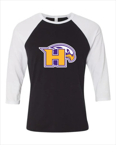 Hanford Falcons Mascot #1 Women's Baseball T-Shirt