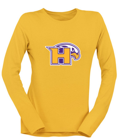 Hanford Falcons Mascot #1 Women's LS T-Shirt