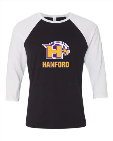 Hanford Falcons Mascot #2 Men's Baseball T-Shirt
