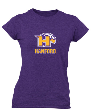 Hanford Falcons Mascot #2 Women's SS T-Shirt