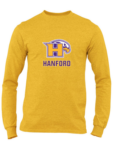 Hanford Falcons Mascot #2 Men's LS T-Shirt