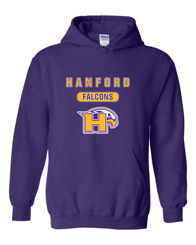 Hanford Falcons Mascot #3 Men's Hoodie