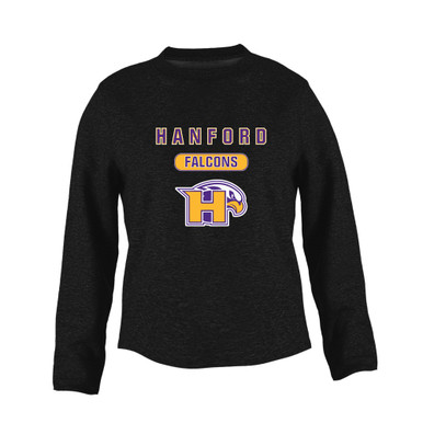 Hanford Falcons Mascot #3 Women's Sweatshirt