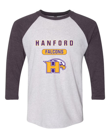 Hanford Falcons Mascot #3 Men's Baseball T-Shirt