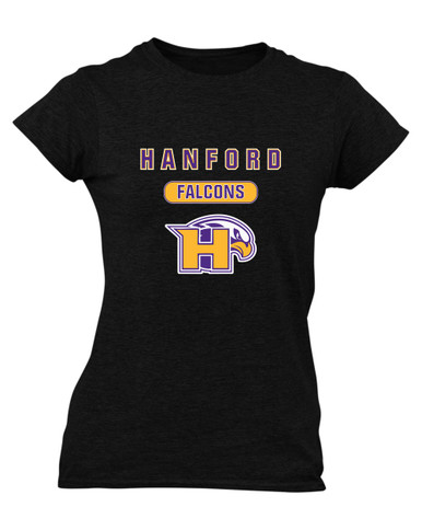 Hanford Falcons Mascot #3 Women's SS T-Shirt