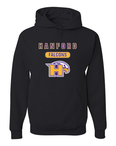 Hanford Falcons Mascot #3 Men's Premium Hoodie