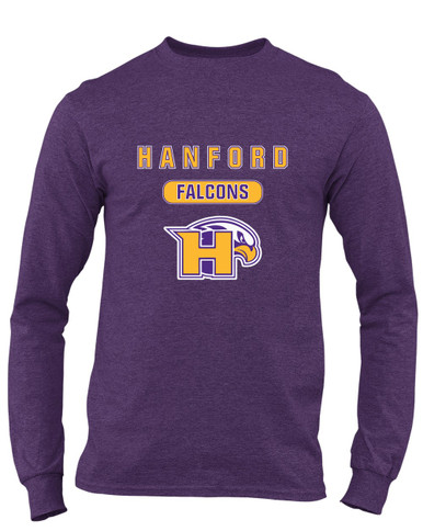 Hanford Falcons Mascot #3 Men's LS T-Shirt