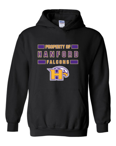 Hanford Falcons Property Of Men's Hoodie