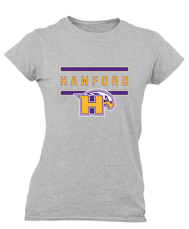 Hanford Falcons Mascot #4 Women's SS T-Shirt