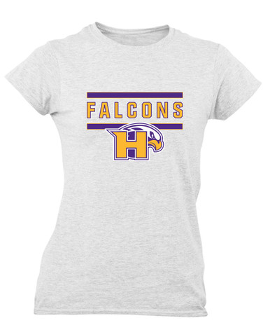 Hanford Falcons Mascot #5 Women's SS T-Shirt