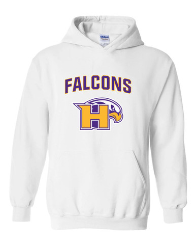 Hanford Falcons Mascot #6 Men's Hoodie