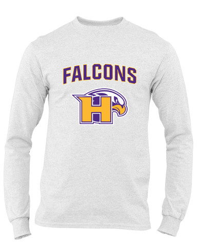 Hanford Falcons Mascot #6 Men's LS T-Shirt