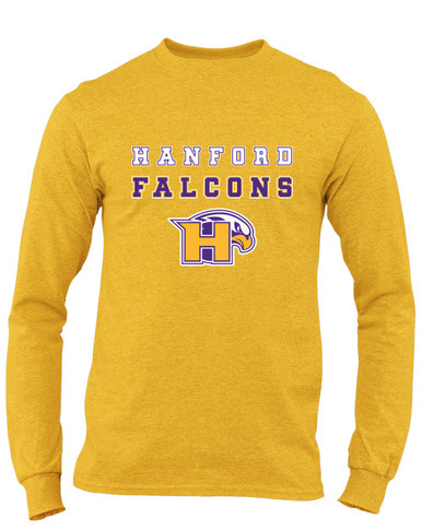 Hanford Falcons Spirit Men's LS T-Shirt