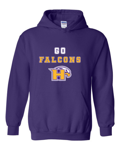 Hanford Falcons Go Team Men's Hoodie