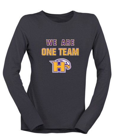 Hanford Falcons We Are One Team Women's LS T-Shirt