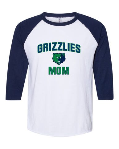 Creekview Grizzlies Mom Women's Baseball T-Shirt