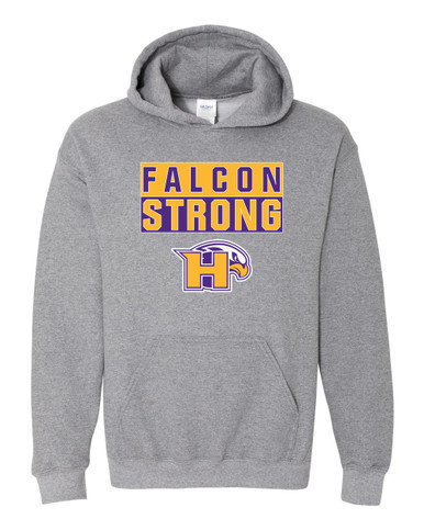 Hanford Falcons Strong #1 Men's Hoodie