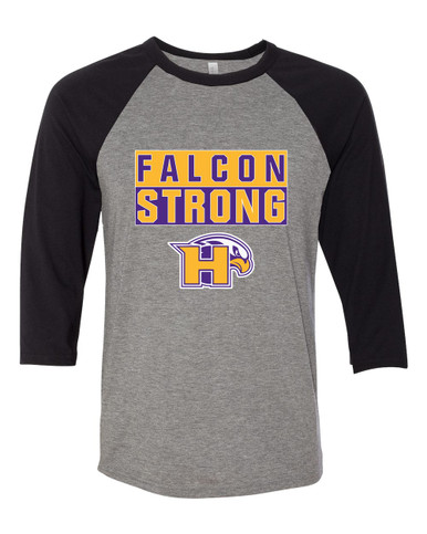 Hanford Falcons Strong #1 Men's Baseball T-Shirt