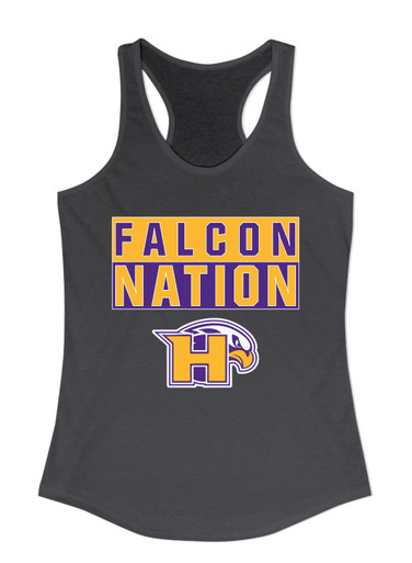Hanford Falcons Nation #1 Women's Tank Top