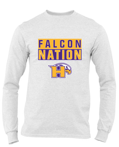 Hanford Falcons Nation #1 Men's Premium LS T-Shirt