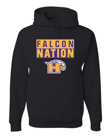 Hanford Falcons Nation #1 Men's Premium Hoodie