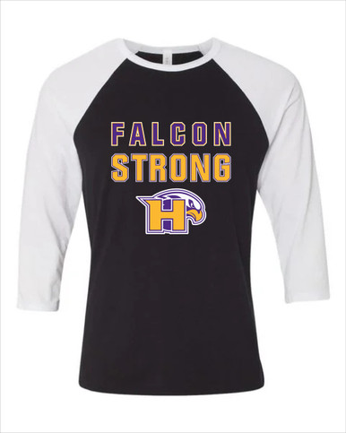 Hanford Falcons Strong #2 Men's Baseball T-Shirt