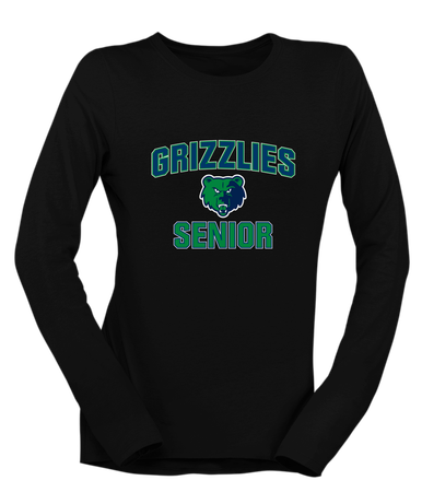 Creekview Grizzlies Senior #1 Women's LS T-Shirt