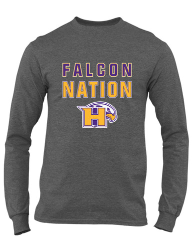 Hanford Falcons Nation #2 Men's Premium LS T-Shirt