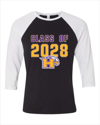 Hanford Falcons Class of 2028 Men's Baseball T-Shirt