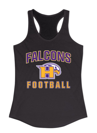 Hanford Falcons Football #1 Women's Tank Top
