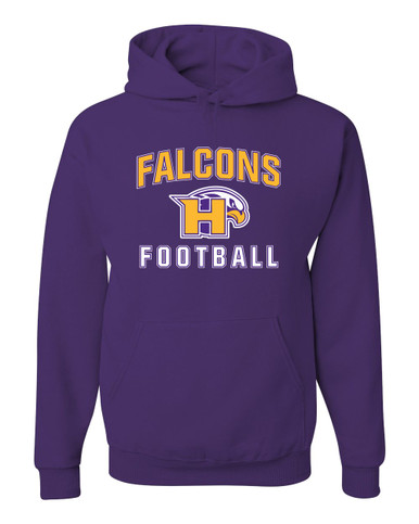Hanford Falcons Football #1 Men's Premium Hoodie