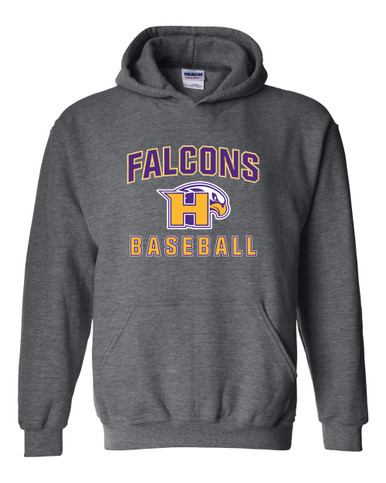Hanford Falcons Baseball #1 Men's Hoodie