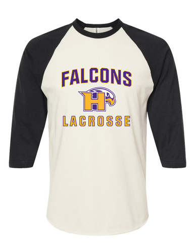 Hanford Falcons Lacrosse Women's Baseball T-Shirt