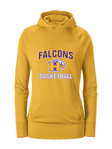 Hanford Falcons Basketball #1 Women's Hoodie