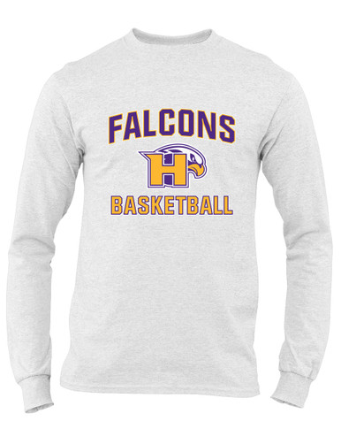 Hanford Falcons Basketball #1 Men's Premium LS T-Shirt