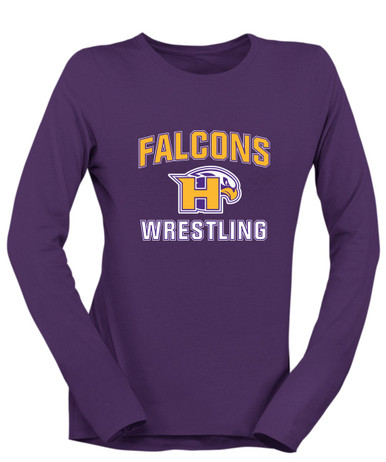 Hanford Falcons Wrestling Women's LS T-Shirt