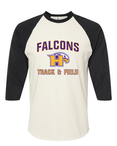 Hanford Falcons Track & Field Men's Baseball T-Shirt