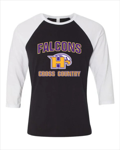 Hanford Falcons Cross Country Men's Baseball T-Shirt