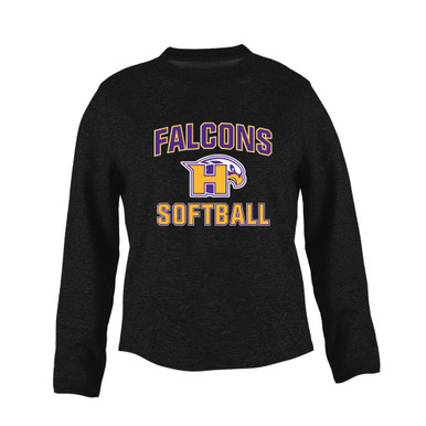 Hanford Falcons Softball #1 Women's Sweatshirt