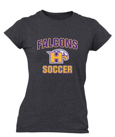Hanford Falcons Soccer #1 Women's SS T-Shirt