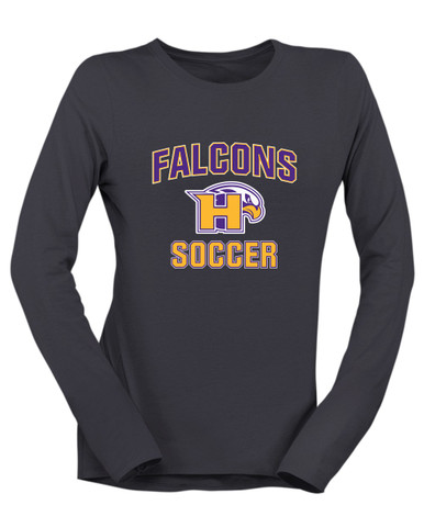 Hanford Falcons Soccer #1 Women's LS T-Shirt