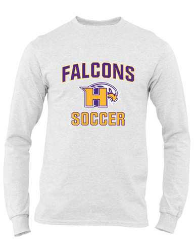 Hanford Falcons Soccer #1 Men's LS T-Shirt
