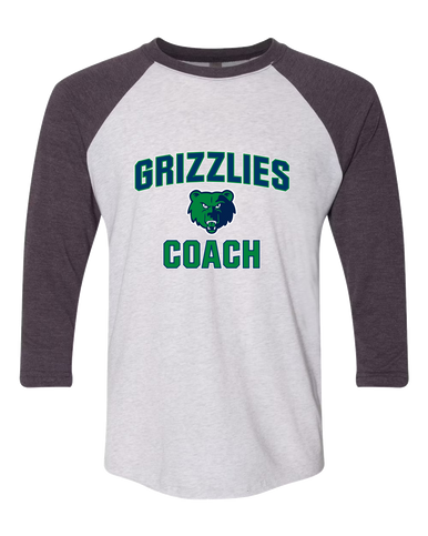 Creekview Grizzlies Coach Women's Baseball T-Shirt