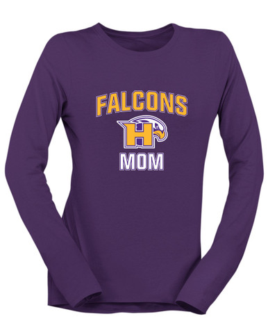 Hanford Falcons Mom Women's LS T-Shirt