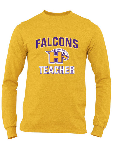 Hanford Falcons Teacher Men's LS T-Shirt
