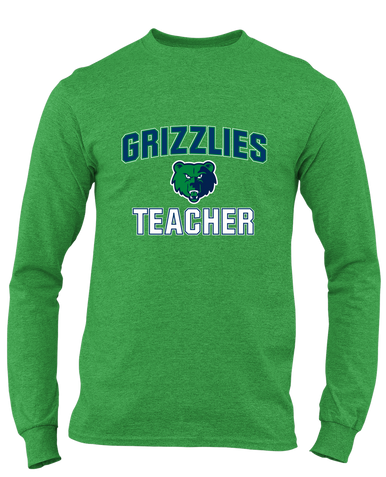 Creekview Grizzlies Teacher Men's LS T-Shirt