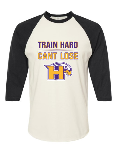 Hanford Falcons Train Hard, Can't Lose Women's Baseball T-Shirt